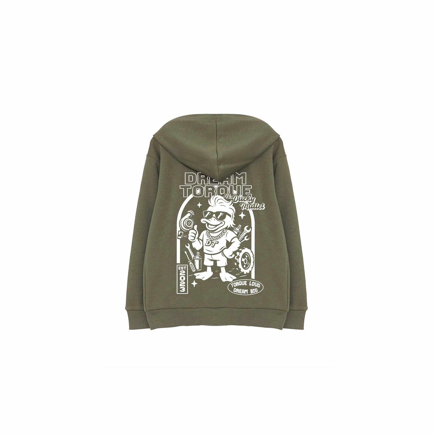 Kids "Ducky Mullet Mechanic" Hoodie