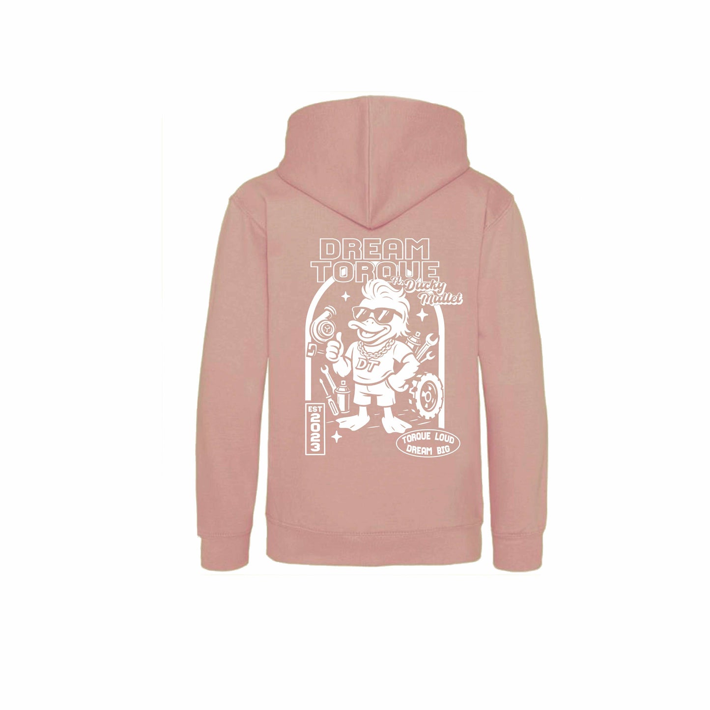Kids "Ducky Mullet Mechanic" Hoodie