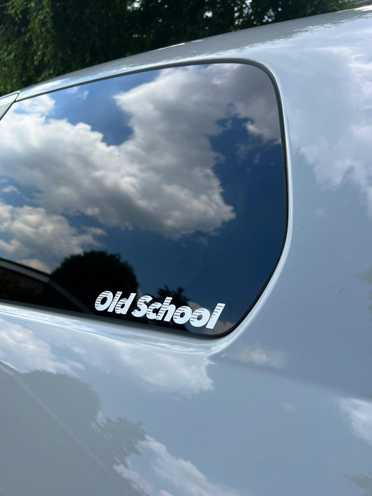 "Old School" Sticker