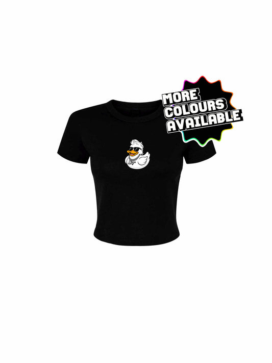 "Ducky Mullet V2" Cropped Baby Tee