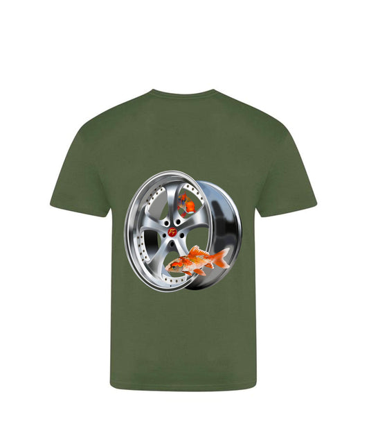 "Chrome Fin-ish" Khaki Green